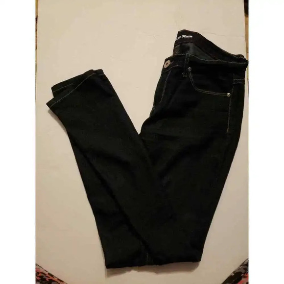Red Blue Denim Skinny US 7 Blue Jeans - Picture 2 of 3